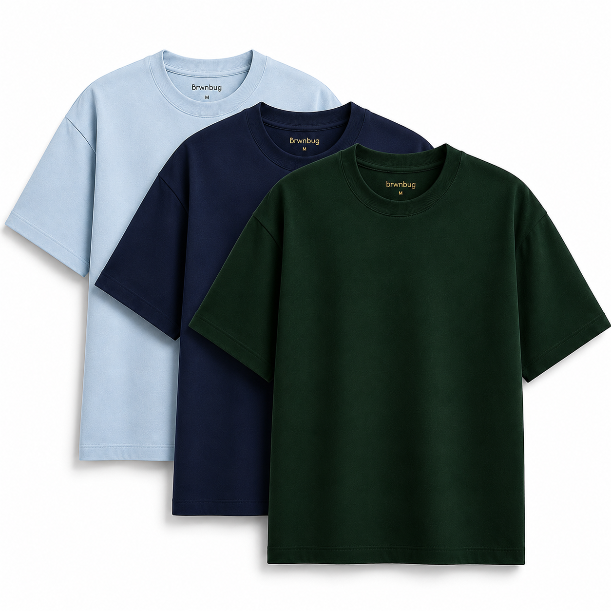 Relaxed Fit T-Shirt (Pack Of 3)