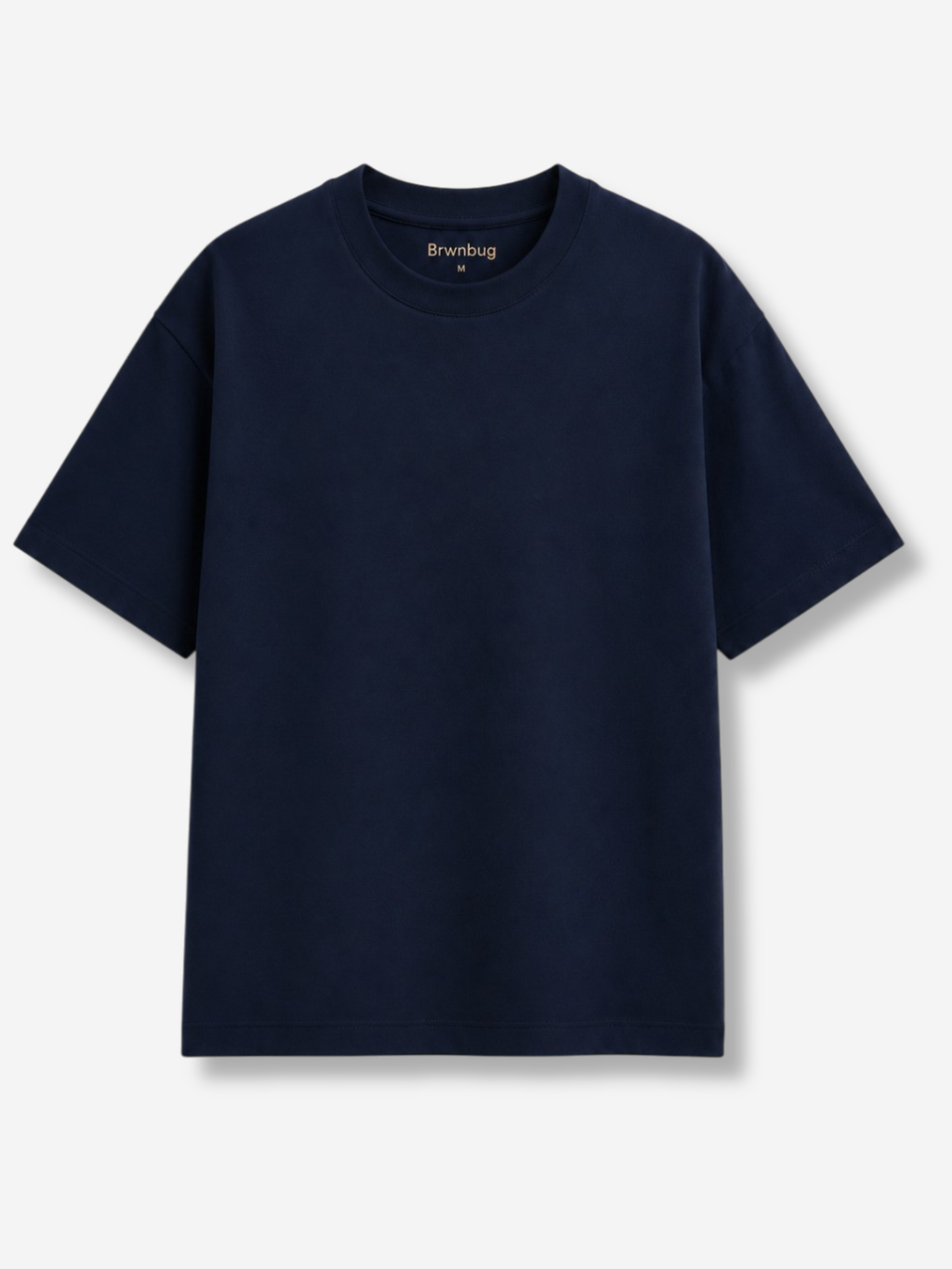 Relaxed Fit T Shirt (Navy Blue)