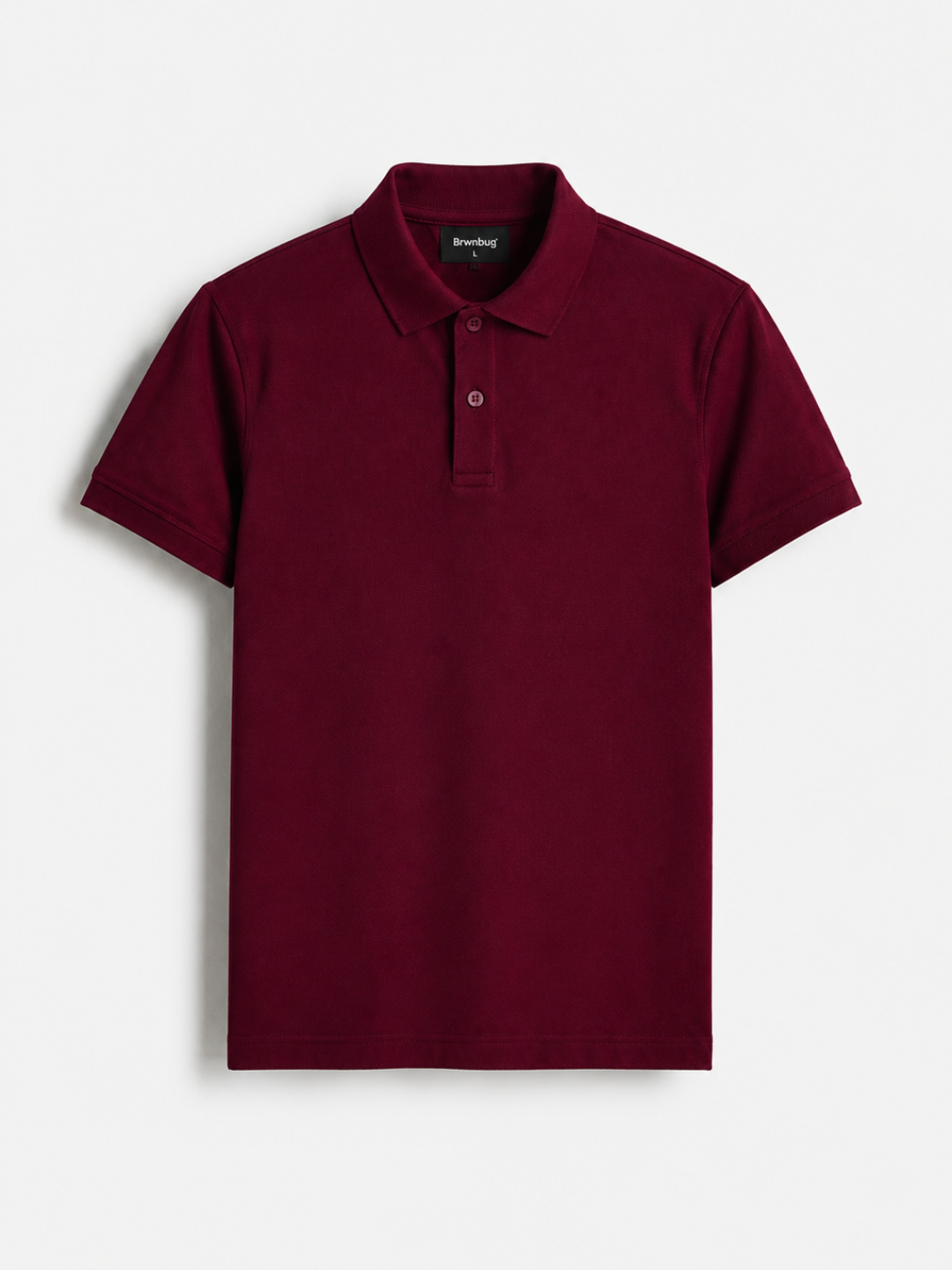 Classic Polo T-Shirt (Maroon)