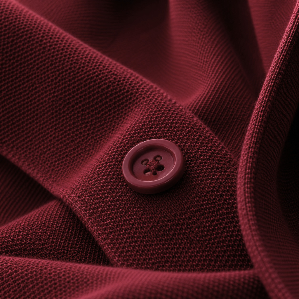 Classic Polo T-Shirt (Maroon)