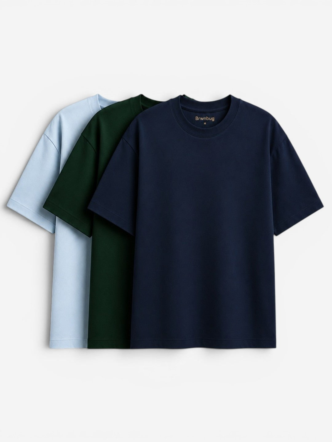 Relaxed Fit T-Shirt (Pack Of 3)(100% Cotton)
