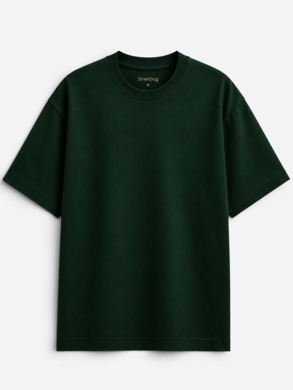 Relaxed Fit T Shirt (Bottle Green)