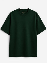 Relaxed Fit T Shirt (Bottle Green)